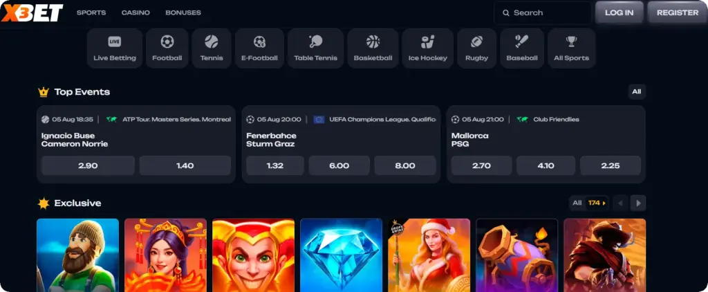 X3BET Casino Best No ID Verification Casinos for Real Money